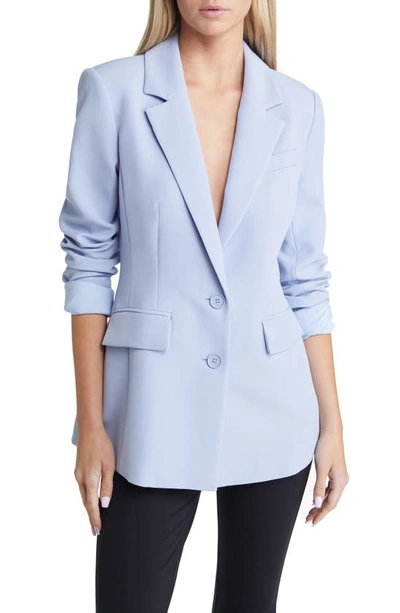 Open Edit Hourglass Blazer In Blue Stork