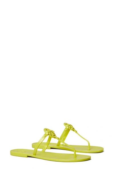 Tory Burch Mini Miller Jelly Thong Sandal In Leaf Green ModeSens