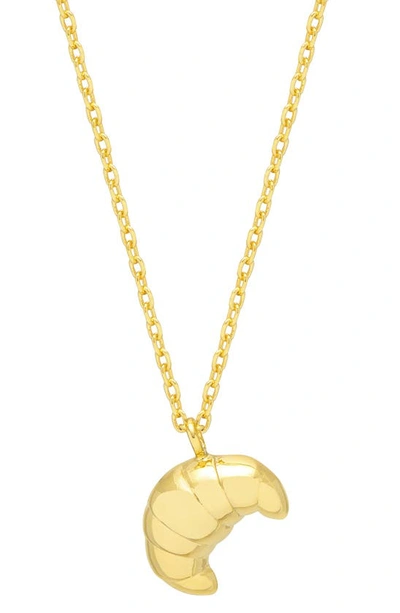 Estella Bartlett Croissant Necklace In Gold