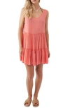 O'neill Linnet Sleeveless Cover-up Minidress In Porcelain Rose