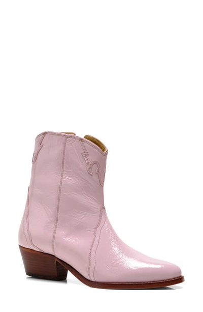 Free People New Frontier Western Bootie In Orchid Patent