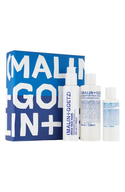 Malin + Goetz Malin And Goetz Saving Face Set ($136 Value) In Multi