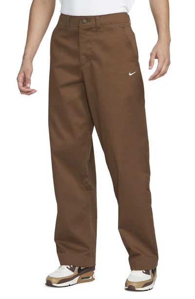 Nike Life Chino Pants In Brown