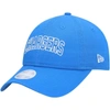 New Era Powder Blue Los Angeles Chargers Collegiate 9twenty Adjustable Hat In Powder Blue