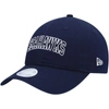 New Era Navy Seattle Seahawks Collegiate 9twenty Adjustable Hat In Navy