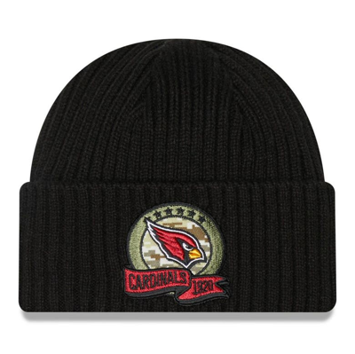 New Era Kids' Youth  Black Arizona Cardinals 2022 Salute To Service Knit Hat