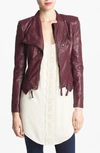 Blanknyc Faux Leather Jacket In Red