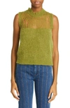 PALOMA WOOL TRANQUILITO MIXED STITCH MOHAIR & ALPACA BLEND SWEATER VEST