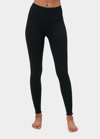 Spiritual Gangster Love Sculpt Ruffle High Waist Leggings In Black