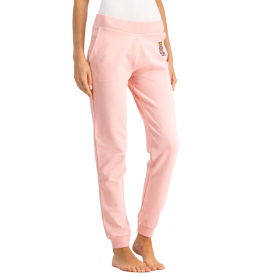 Moschino Underwear Logo Sweatpants In Pink