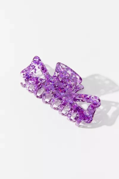 Urban Outfitters Glittery Claw Clip In Purple
