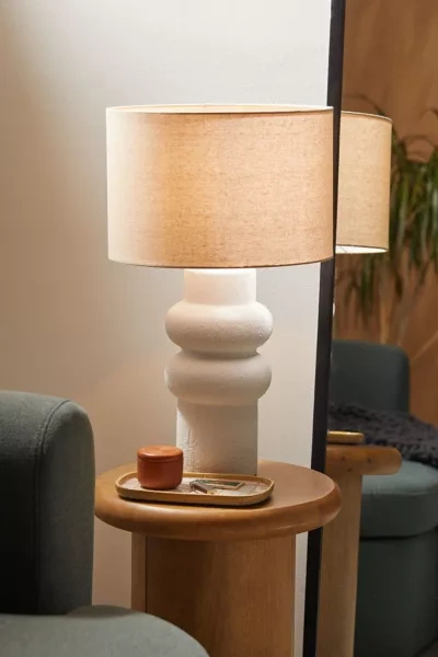 Urban Outfitters Jamie Table Lamp In White
