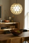Urban Outfitters Ami Capiz Pendant Light In Gold
