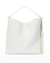 Tom Ford Women's Small Alix Leather Hobo Bag In Chalk