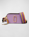 Marc Jacobs Snapchot Colorblock Camera Crossbody Bag In Regal Orchid