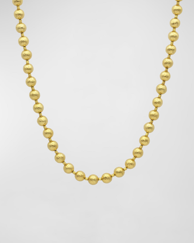 Gurhan 24k Yellow Gold Beaded Necklace