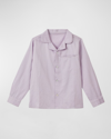 Vild - House Of Little Kid's Collared Shirt In Lavender