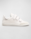 ISABEL MARANT BETH MIXED LEATHER GRIP TENNIS SNEAKERS