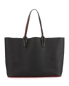 CHRISTIAN LOUBOUTIN CABATA TOTE IN GRAINED LEATHER,PROD139860132