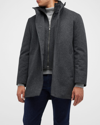 CARDINAL OF CANADA MEN'S MONT-ROYAL CAR COAT WITH BIB