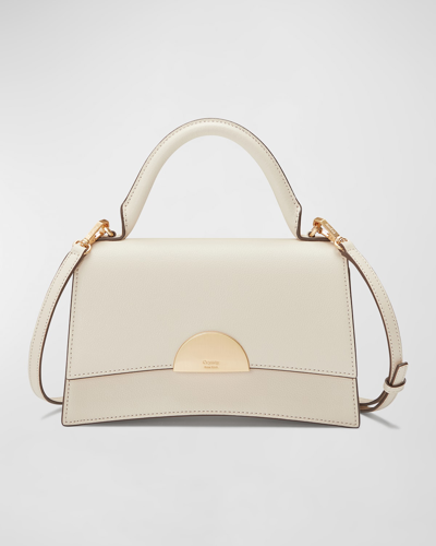 Oryany Milla Flap Leather Top-handle Bag In Vanilla Cream