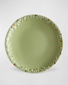 L'OBJET HAAS MOJAVE BREAD AND BUTTER PLATE, MATCHA/GOLD