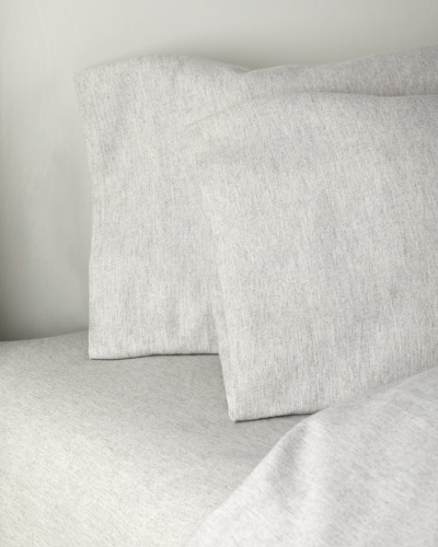 Kassatex Bamboo Flannel King Pillowcase Set In Grey