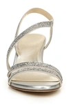 Naturalizer Vanessa Sandal In Silver Fabric