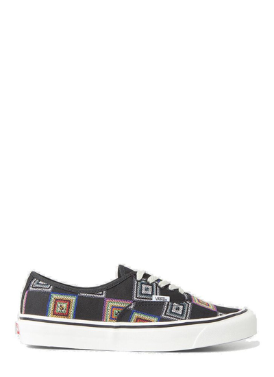 Vans Authentic 44 Dx Granny Check Trainers In Black