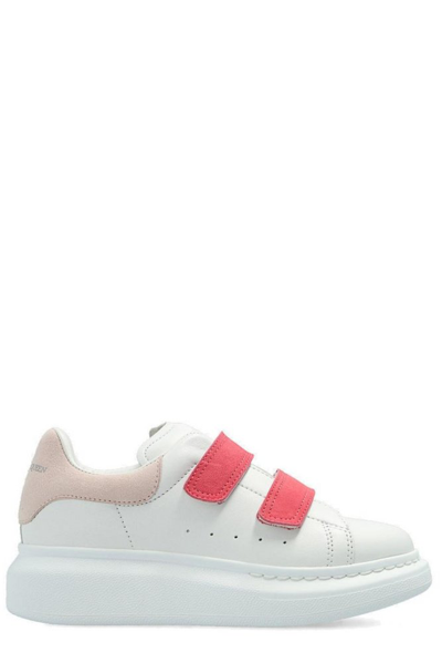 Alexander Mcqueen Kids Round Toe Touch In White