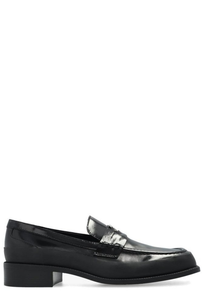 Misbhv The Brutalist 31mm Leather Loafers In Black