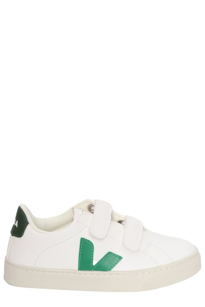 Veja Kids'  Leather Esplar Sneakers In White