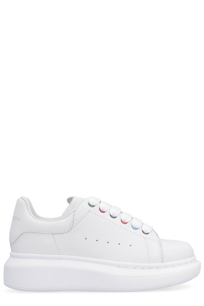 Alexander Mcqueen Kids Classic Lace In White