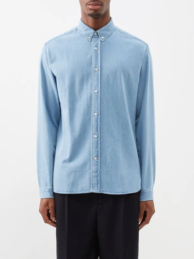 Oliver Spencer Brook Denim Shirt In Blue