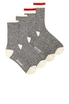 Beams Rag Socks In Navy