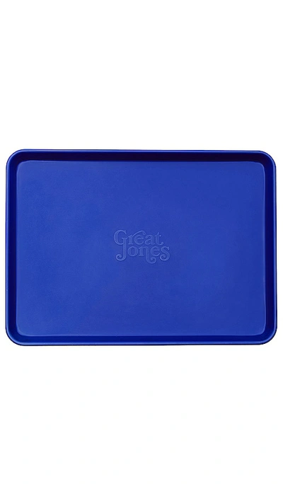 Great Jones Holy Sheet Ceramic Nonstick Half Sheet Pan Set Of 2 In Blueberry