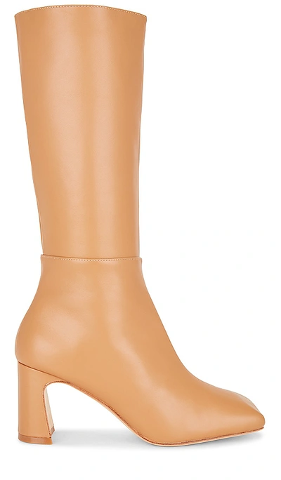 Song Of Style Carrie Boot In Tan