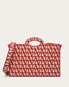 Valentino Garavani La Troisieme Toile Iconographe Shopping Bag Woman Beige/red Uni