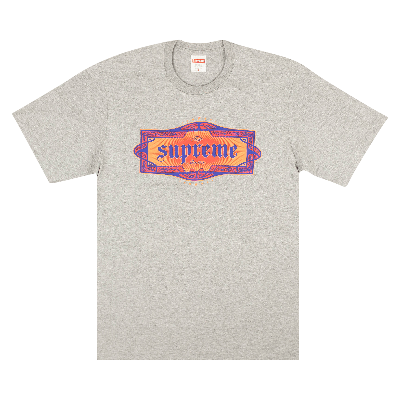 Pre-owned Supreme Top Shotta Tee 'heather Grey'