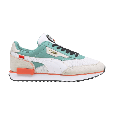 Pre-owned Puma Future Rider Go For 'white Mineral Blue'
