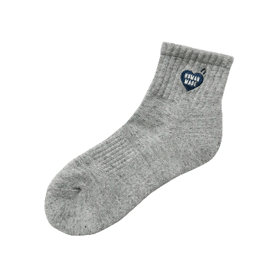 Pre-owned Human Made Short Pile Socks 'grey'