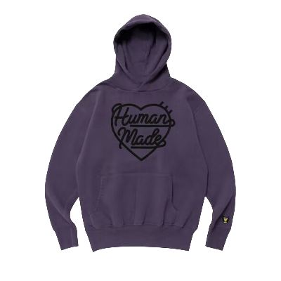 Pre-owned Human Made Hooded Sweatshirt 'purple'