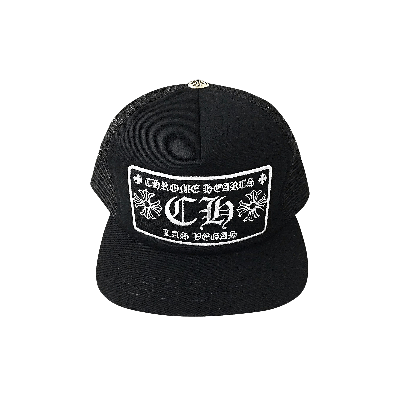 Pre-owned Chrome Hearts Las Vegas Trucker Hat 'black'