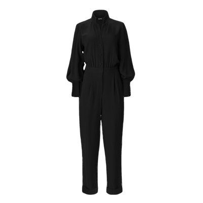 Lita Couture Bishop Sleeves Crepe Jumpsuit