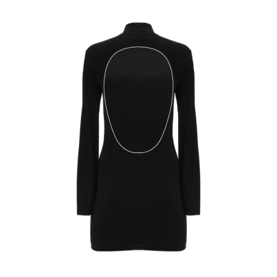 Lita Couture Open-back Mini Dress