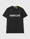 Moncler Genius Logo Cotton Jersey T-shirt In Black