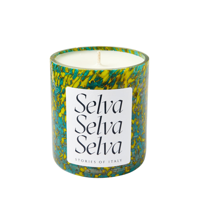 Stories Of Italy Macchia Su Macchia Selva Scented Candle In Green & Yellow