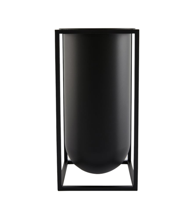 By Lassen Kubus Lolo Vase In Black