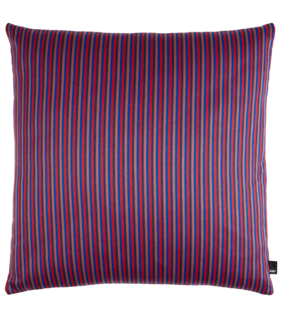 Hay Striped Ribbon Cushion In Red