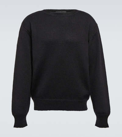 Ranra Wool-blend Sweater In Black